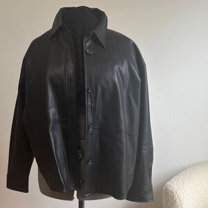 Faux Leather Jacket